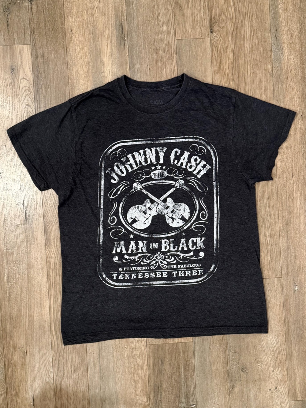 Johnny Cash 'Man in Black' Black Graphic Tee